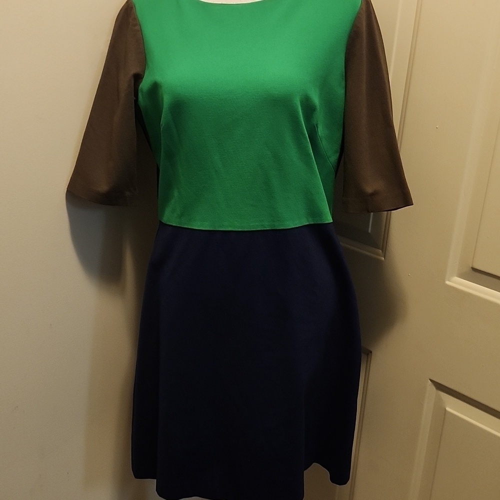 Suzi Chin Maggy Boutique Size 14 Colorblock dress Career Office